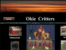 Tablet Screenshot of okiecritters.com